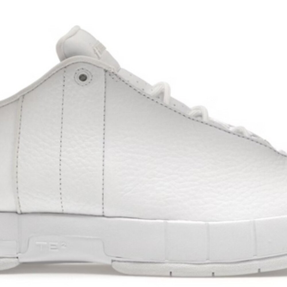 JORDAN TE 2 LOW 'WHITE PURE PLATINUM Sneakers Mens Size 8 - Picture 7 of 7